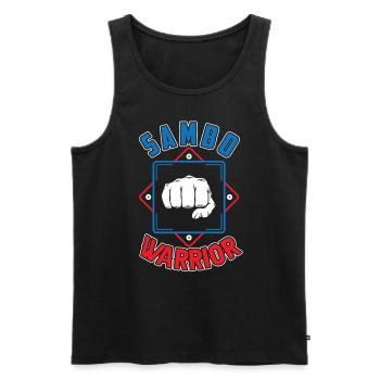 Sambo Warrior Martial Arts Martial Arts Training - Men's Premium Organic Tank Top - black - Front - Michal (187cm)