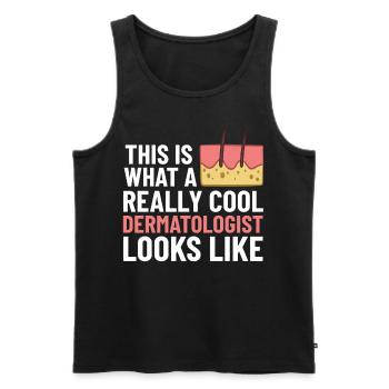 Dermatology Skin Care Skin Medicine Disease - Men's Premium Organic Tank Top - black - Front - Michal (187cm)