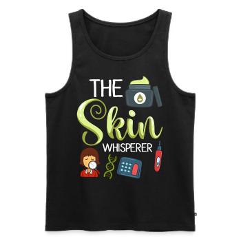 Dermatology Skin Care Skin Medicine Disease - Men's Premium Organic Tank Top - black - Front - AI Model Male 178 light (178cm)