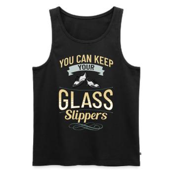 Stepptanz Anfänger Schuhe Musik lernen Tänzer - Männer Premium Bio Tank Top - Schwarz - Vorne - Michal (187cm)
