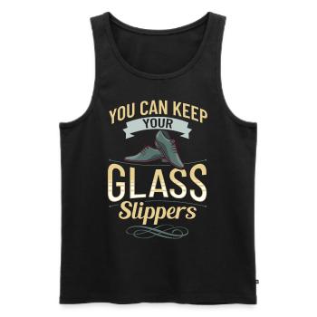 Stepptanz Anfänger Schuhe Musik lernen Tänzer - Männer Premium Bio Tank Top - Schwarz - Vorne - Michal (187cm)