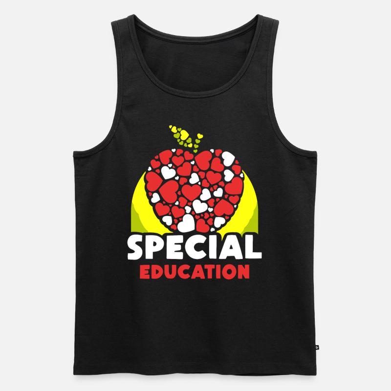 Sonderpädagogik Lehrer Beruf Sonderpädagoge - Männer Premium Bio Tank Top - Schwarz