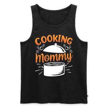 Cuisiner Maman Cuisiner Cuisiner Mère Cuisinière - Débardeur bio Premium Homme - noir - Devant - Michal (187cm)