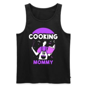 Cooking Mommy Cooking Cook Cook Mother Mom - Men's Premium Organic Tank Top - black - Front - Michal (187cm)
