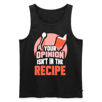 Your opinion is not included in the recipe Mama - Men's Premium Organic Tank Top - black - Front - AI Model Male 178 light (178cm)