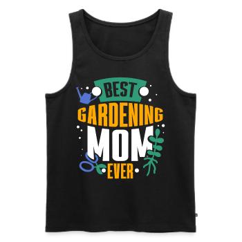 Beste Gartenarbeit Mutter Gärtnerin Garten Mama - Männer Premium Bio Tank Top - Schwarz - Vorne - Michal (187cm)