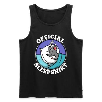 Official sleepshirt Maus - Männer Premium Bio Tank Top - Schwarz - Vorne - Michal (187cm)