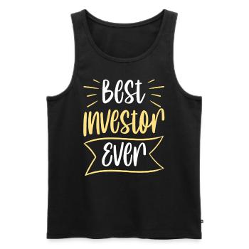 Bester Investor Aller Zeiten Investieren Anleger - Männer Premium Bio Tank Top - Schwarz - Vorne - Michal (187cm)