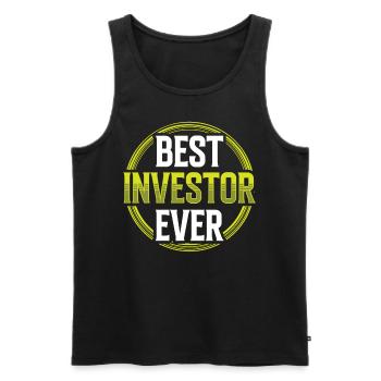 Bester Investor Aller Zeiten Investieren Anleger - Männer Premium Bio Tank Top - Schwarz - Vorne - Michal (187cm)