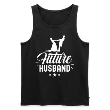 Futur mari Party Wedding Groom - Débardeur bio Premium Homme - noir - Devant - Michal (187cm)