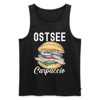 Ostsee Heimat Norddeutschland - Männer Premium Bio Tank Top - Schwarz - Vorne - Michal (187cm)