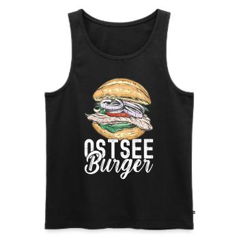 Ostsee Heimat Norddeutschland - Männer Premium Bio Tank Top - Schwarz - Vorne - Michal (187cm)