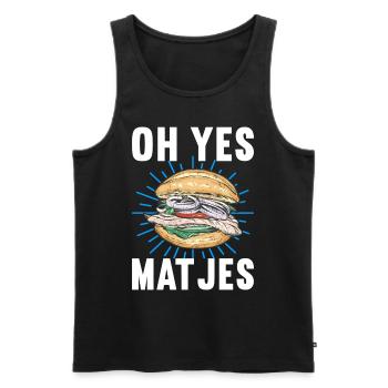 Ostsee Heimat Norddeutschland - Männer Premium Bio Tank Top - Schwarz - Vorne - Michal (187cm)