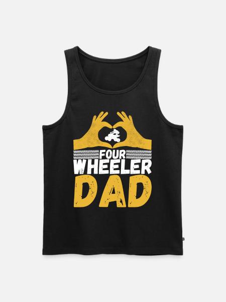 Quad Bike Quadfahrer - Männer Premium Bio Tank Top - Schwarz