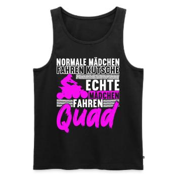 Quad Bike Quadfahrer - Männer Premium Bio Tank Top - Schwarz - Vorne - AI Model Male 178 light (178cm)