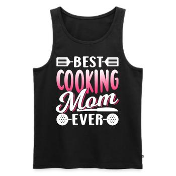 Meilleure mère cuisinière de tous les temps Maman cuisine - Débardeur bio Premium Homme - noir - Devant - Michal (187cm)