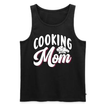 Cuisiner Maman Mère Cuisinière Cuisiner Cuisiner - Débardeur bio Premium Homme - noir - Devant - Michal (187cm)