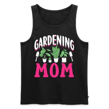 Garten Mama Gärtnerin Mutter Gartenbau - Männer Premium Bio Tank Top - Schwarz - Vorne - Michal (187cm)