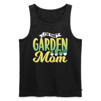 I am The Garden Mom Mother Gardener Horticulture - Men's Premium Organic Tank Top - black - Front - Michal (187cm)