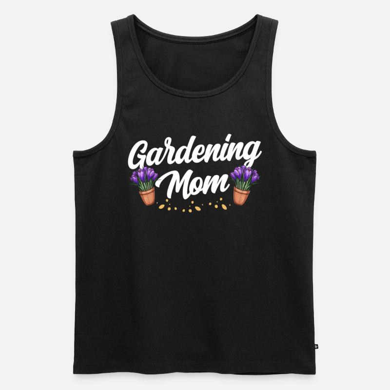 Garten Mama Gartenbau Gärtnerin Mutter - Männer Premium Bio Tank Top - Schwarz
