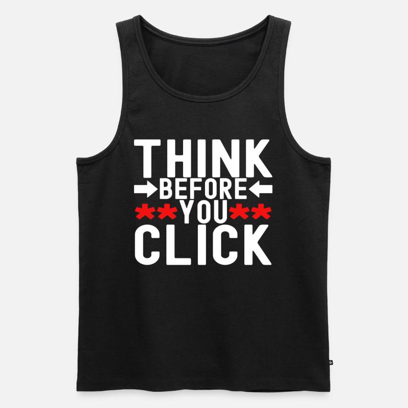 Programmer Cyber Security - Men's Premium Organic Tank Top - black