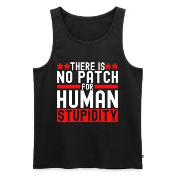 Programmer Cyber Security - Men's Premium Organic Tank Top - black - Front - AI Model Male 178 light (178cm)