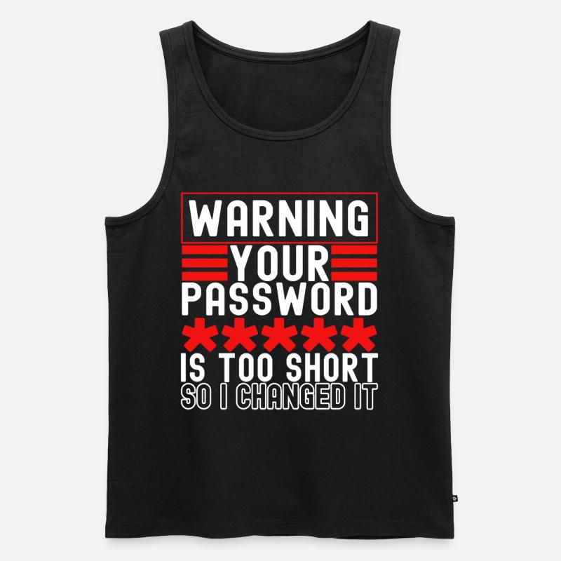 Programmierer Cyber Security - Männer Premium Bio Tank Top - Schwarz