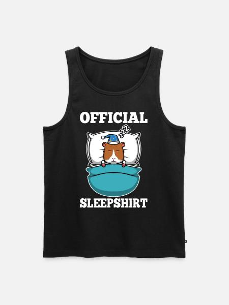 Official sleepshirt Guinea pig - Men's Premium Organic Tank Top - black