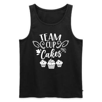 Équipe Cupcakes Amateurs Nourriture Cupcake Sucré - Débardeur bio Premium Homme - noir - Devant - Michal (187cm)