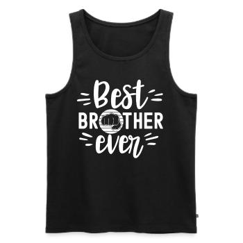 Équipe best Brother Ever Friend Brothers - Débardeur bio Premium Homme - noir - Devant - Michal (187cm)