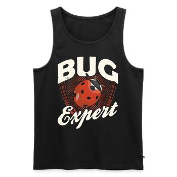 Insect expert insects entomology entomologist - Men's Premium Organic Tank Top - black - Front - Michal (187cm)