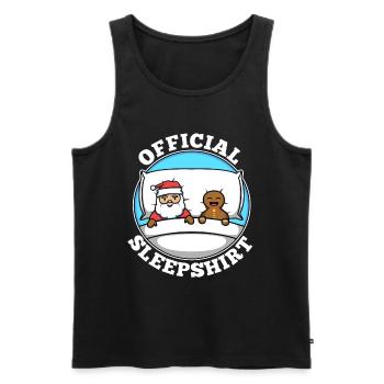 Official sleepshirt christmas - Männer Premium Bio Tank Top - Schwarz - Vorne - Michal (187cm)