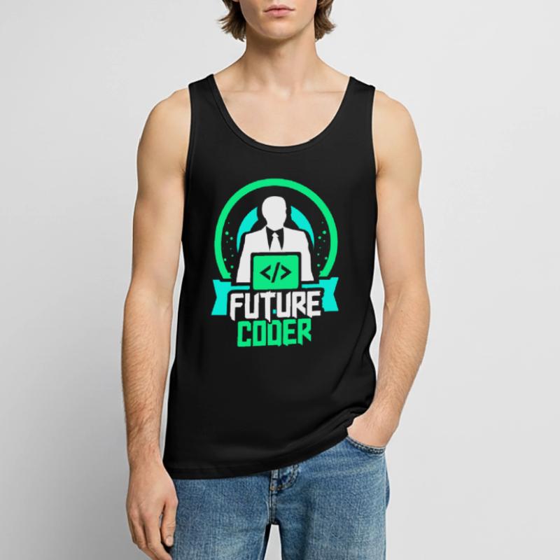 Code du programmeur de codage du futur codeur Débardeur bio Premium Homme