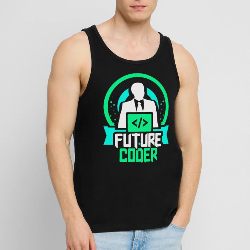 Code du programmeur de codage du futur codeur Débardeur bio Premium Homme