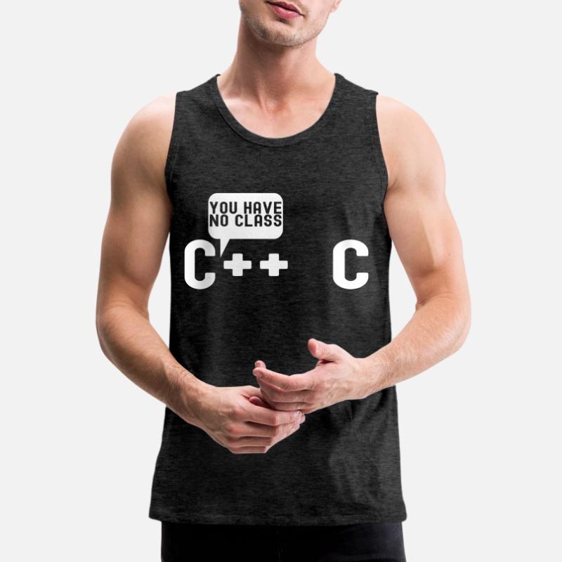 Programmer Computer Scientist Men's Premium Organic Tank Top