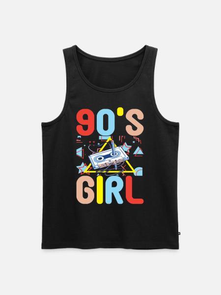 90s 90s 90s Party - Men's Premium Organic Tank Top - black