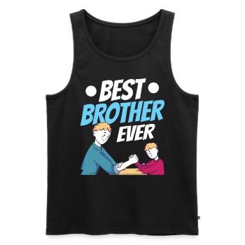 Équipe best Brother Ever Friend Brothers - Débardeur bio Premium Homme - noir - Devant - Michal (187cm)