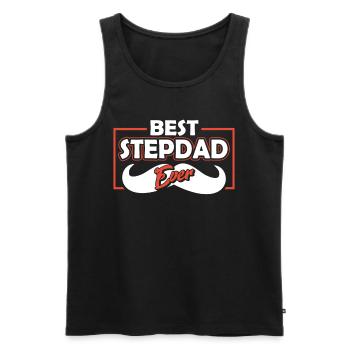 Best Stepfather Ever Stepdad Stepdad - Men's Premium Organic Tank Top - black - Front - Michal (187cm)