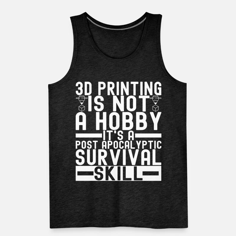 3D printing Men's Premium Organic Tank Top