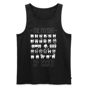 Die Stunde der Wahreit für Zahn Techniker - Männer Premium Bio Tank Top - Schwarz - Vorne - Michal (187cm)