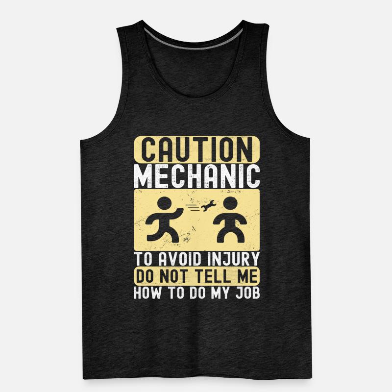 Car mechanic Mechatronics technician Men's Premium Organic Tank Top