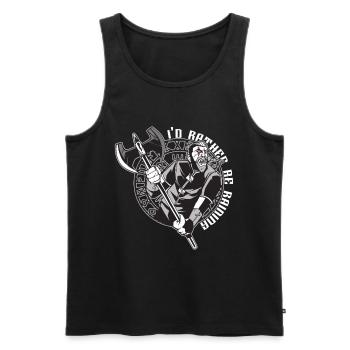 Viking Nordic - Débardeur bio Premium Homme - noir - Devant - Michal (187cm)