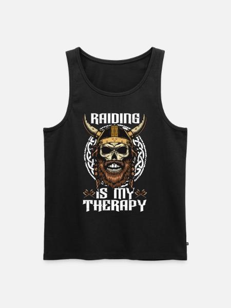 Vikinger Nordisch - Männer Premium Bio Tank Top - Schwarz