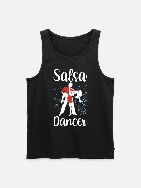 Salsa Dancer Dance Dancing Hobby - Débardeur bio Premium Homme - noir