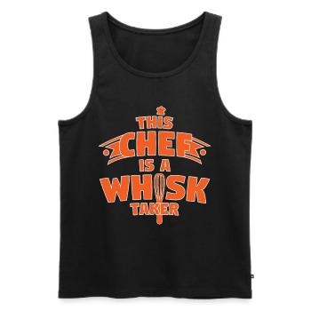 This Chef Is A Whisk Taker Cooking Pun - Men's Premium Organic Tank Top - black - Front - Michal (187cm)