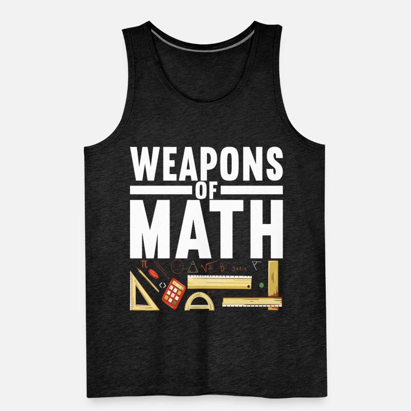 Math Teacher Men's Premium Organic Tank Top