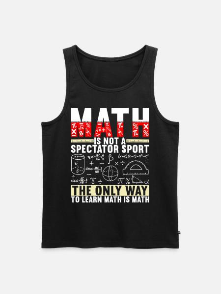 Professeur de mathématiques - Débardeur bio Premium Homme - noir