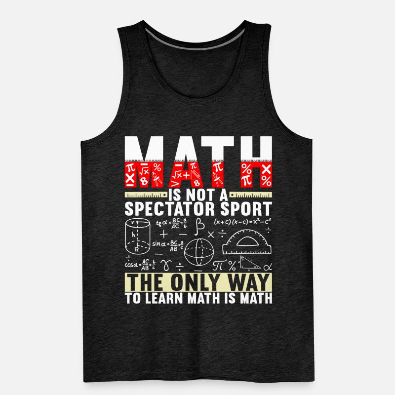 Math Teacher Men's Premium Organic Tank Top