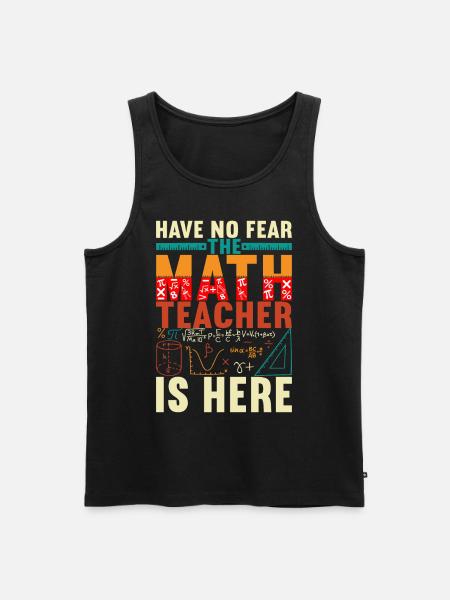 Math Teacher - Men's Premium Organic Tank Top - black