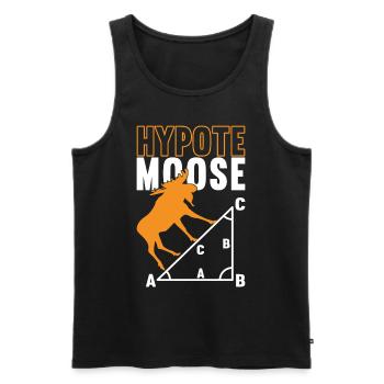Mathe Mathelehrer - Männer Premium Bio Tank Top - Schwarz - Vorne - Michal (187cm)
